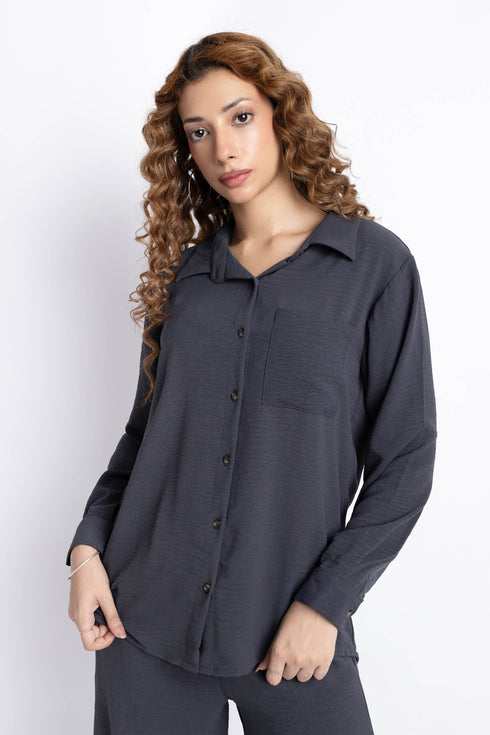 The Charcoal Regular Fit Shirt